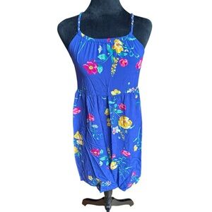 Old Navy Girls Blue Floral Sundress – Size Large (10-12)
